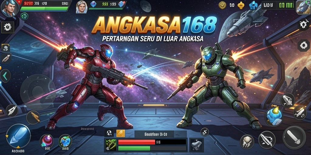 Gameplay menarik dari ANGKASA168 yang menampilkan pertarungan luar angkasa.