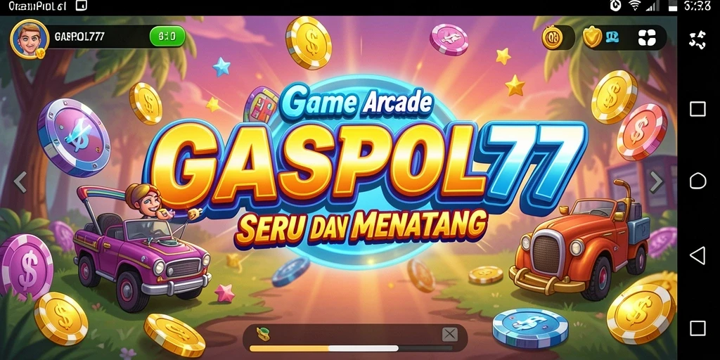 Tangkapan layar utama GASPOL77 menampilkan aksi gameplay yang mendebarkan.