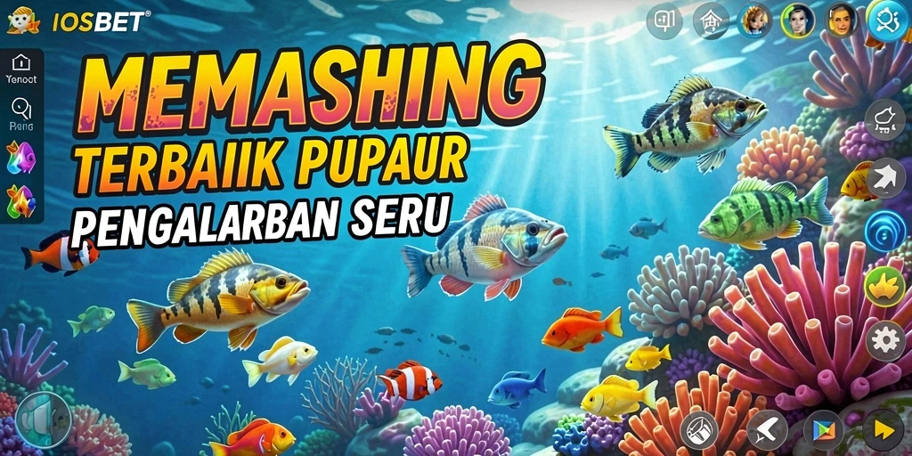 Tampilan gameplay <strong>IOSBET</strong> yang menarik saat menangkap ikan.