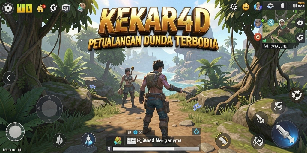 Screenshot gameplay <strong>KEKAR4D</strong> yang menunjukkan dunia terbuka yang luas dan indah.