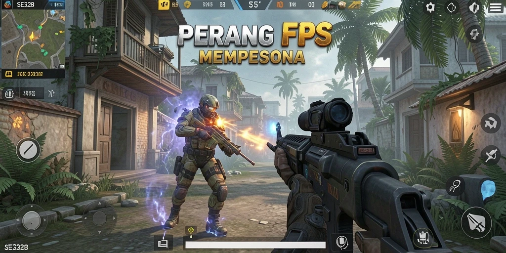 Tampilan aksi mendebarkan dalam gameplay SE328.