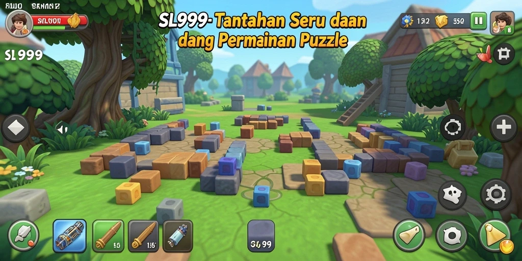 Screenshot gameplay menampilkan tantangan seru dalam SL999.