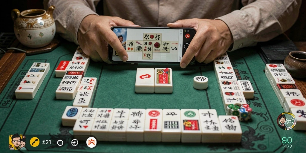 Tangkapan layar gameplay <strong>SOV777</strong> yang menggambarkan momen seru bermain Mahjong.