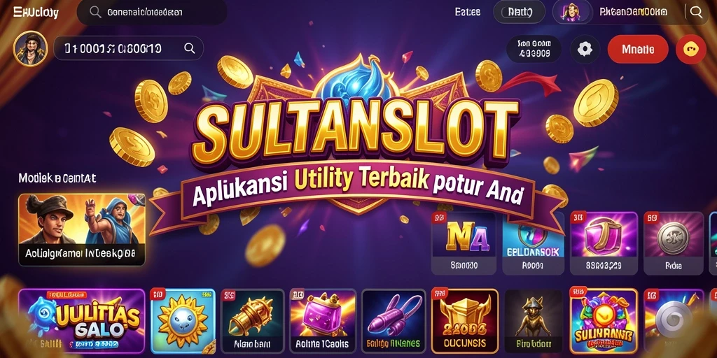 Tampilan antarmuka SULTANSLOT yang ramah pengguna untuk pengoptimalan Utility.
