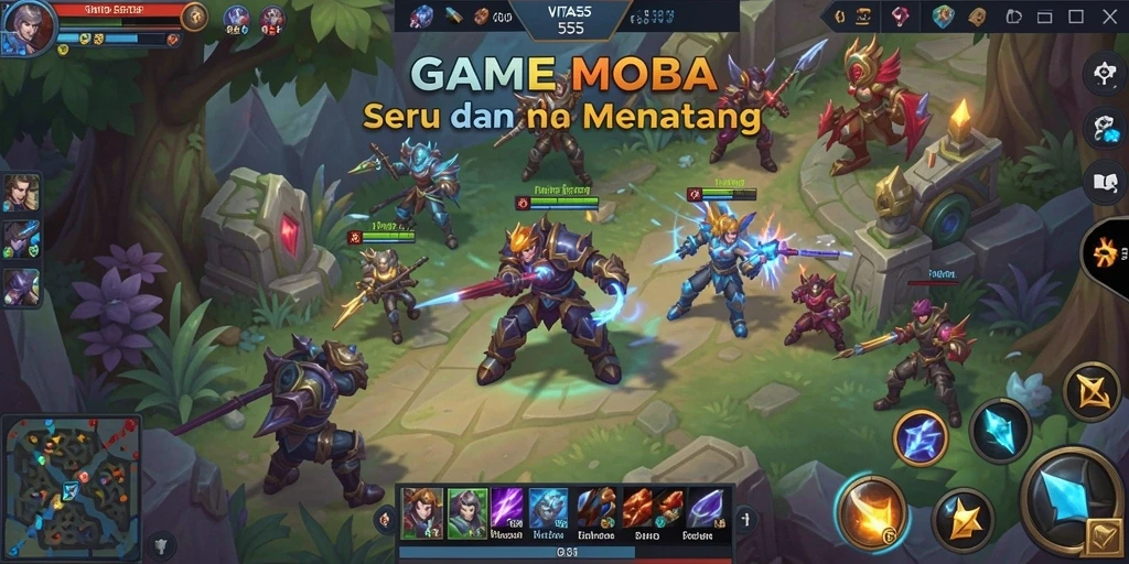 Tampilan gameplay VITA555 yang menarik dan penuh aksi.