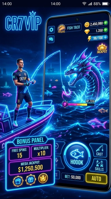 Tampilan aplikasi cr7vip yang sederhana dan ramah pengguna.